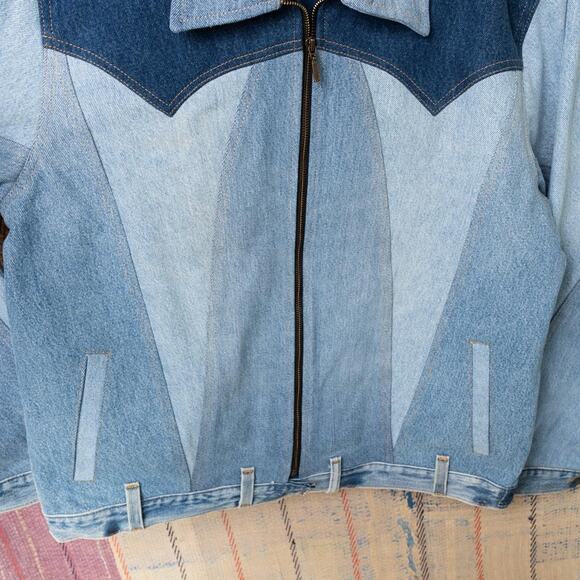 Custom Upcycled levis denim jacket , One of One Rework - Picture 4 of 7